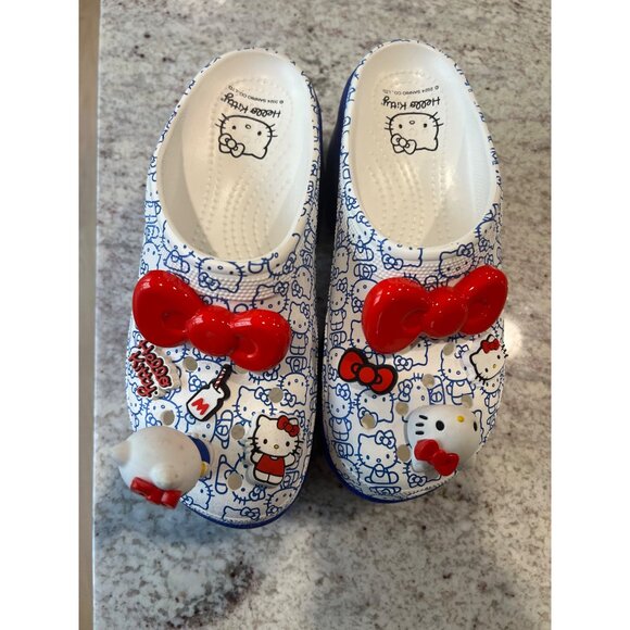 Crocs Hello Kitty Special Edition Siren Clog - Size 9 - Picture 5 of 8